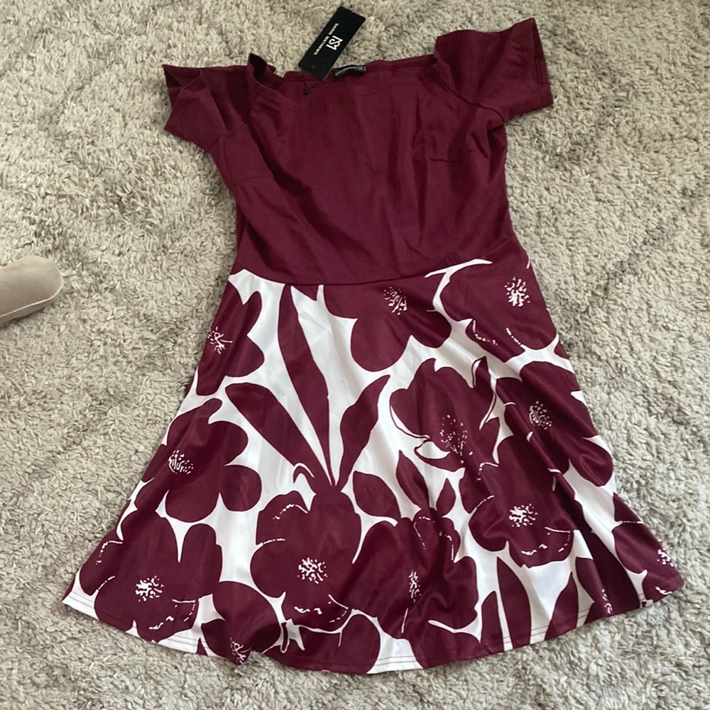 Purple flower dress